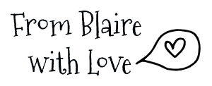 From Blaire with Love Logo